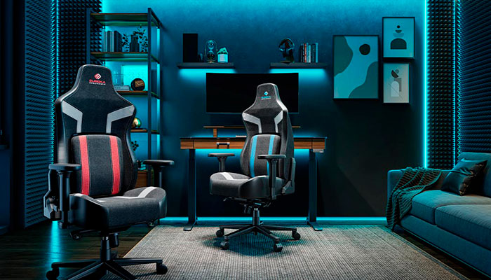 Eureka Python II — эргономичное игровое кресло.